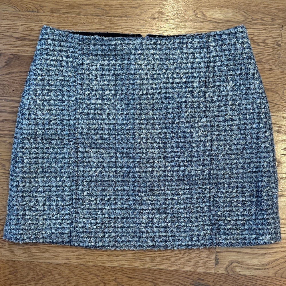 J. Crew Sparkle Tweed Mini Skirt